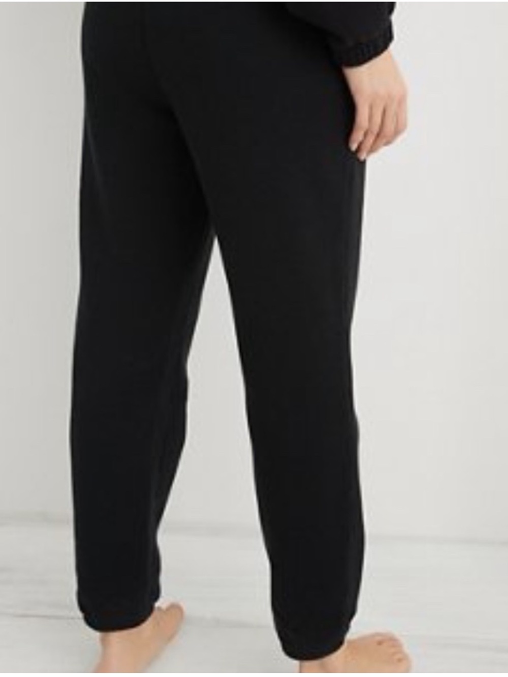 Aerie Fleece Of Mind Jogger Sweatpants in Black XL - Picture 2 of 11